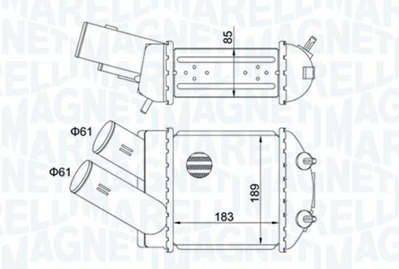 Articolo 10F96 - INTERCOOLER RENAULT SCÃNIC I