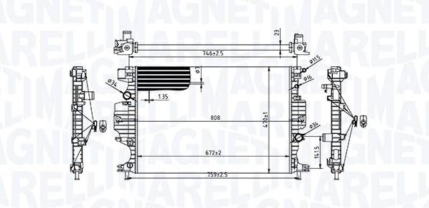 Articolo 1BP3K - RADIATORE FORD MONDEO V2.0 TDCI