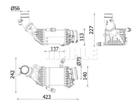 Articolo 1HR4S - RAFFREDDATORE AD ARIA DI CARICA BMW X5 / X6