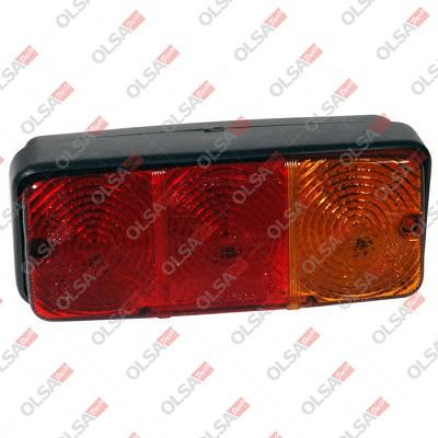 Articolo 28QP5 - FANALE POST DX-SX C/LUCE TARGA UNIVERSALE RIMORCHI