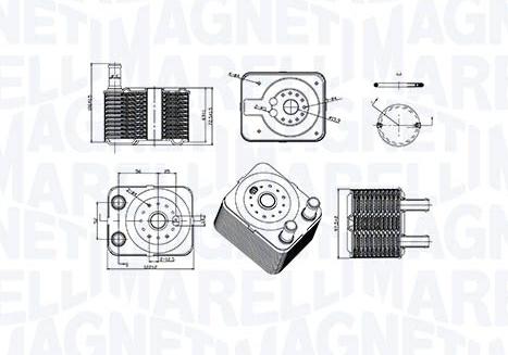 Articolo 2K2HP - RADIATORE OLIO AUDI A3 (8P1) 2.0 TDI 16V