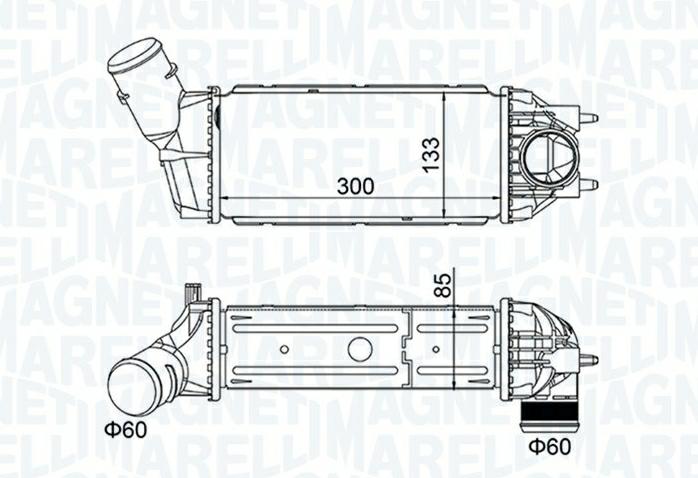Articolo 3DD15 - INTERCOOLER CITROÃN C4 I -307
