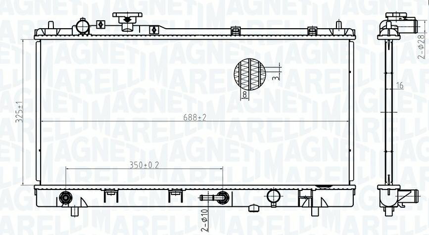 Articolo 40Z59 - RADIATORE MAZDA 323 - FORD TIERRA