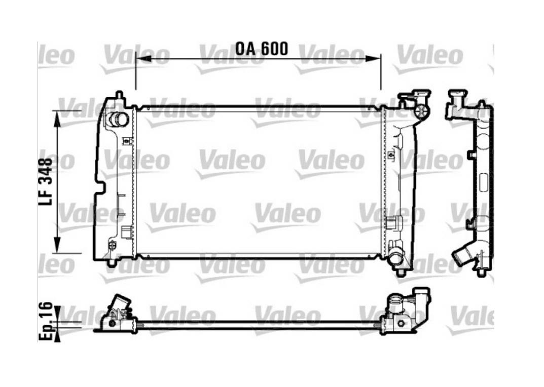 Articolo 41Y8H - RAD TOYOTA COROLLA (120) (10/01-10/06)
