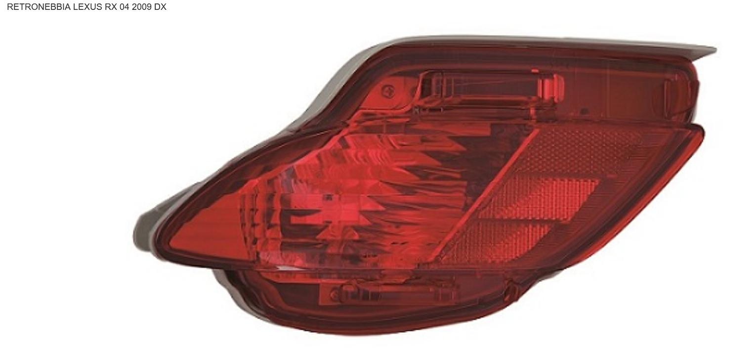 Articolo 4408T - RETRONEBBIA P/DX LEXUS RX 01/10>