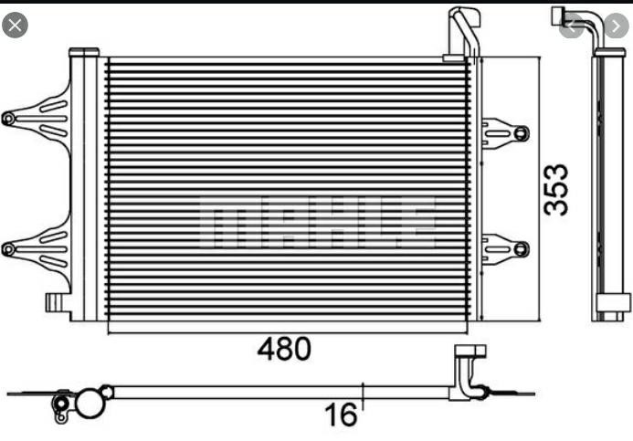 Articolo 5HXF8 - CONDENSATORE VW SEAT, SKODA, VOLKSWAGEN