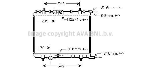 Articolo 5M11G - RAD.PEUGEOT 206 - 307 98-