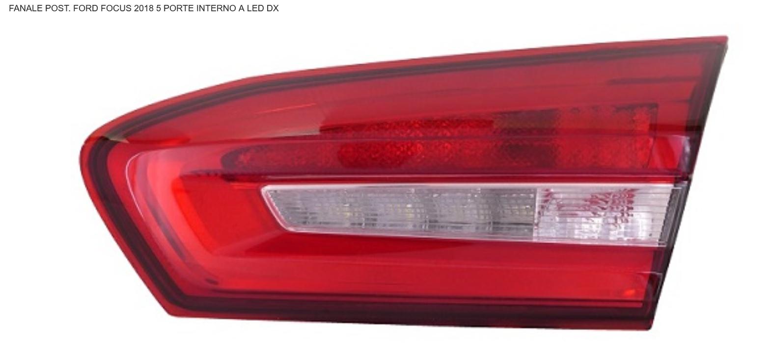 Articolo 7RVNH - FANALE P/DX INT A LED FORD FOCUS 01/18>12/21 5P