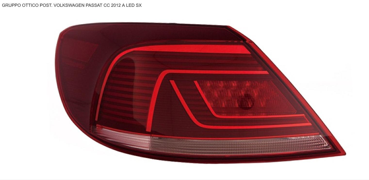 Articolo 8PDZ3 - GR OTTICO P/SX EST A LED VW PASSAT CC 01/12>