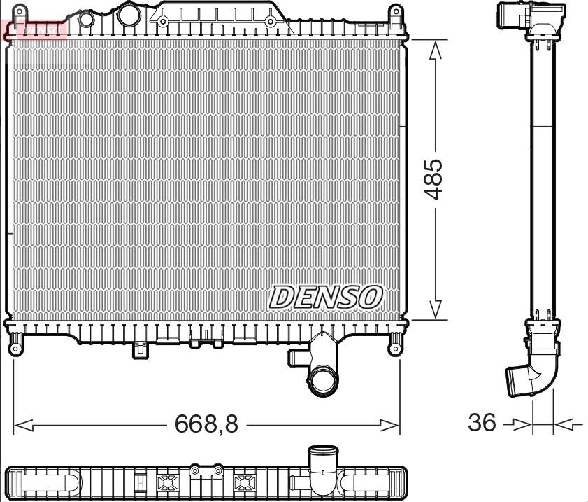 Articolo 9Q4M1 - RADIATORE ROV LAND-ROVER /DISCOVERY