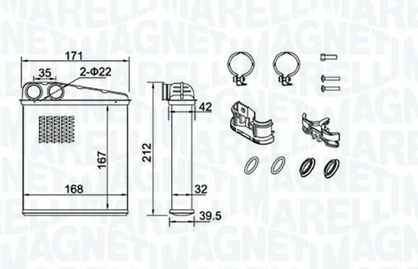 Articolo BDRGW - RISCALDATORE NISSAN MICRA-CLIO III