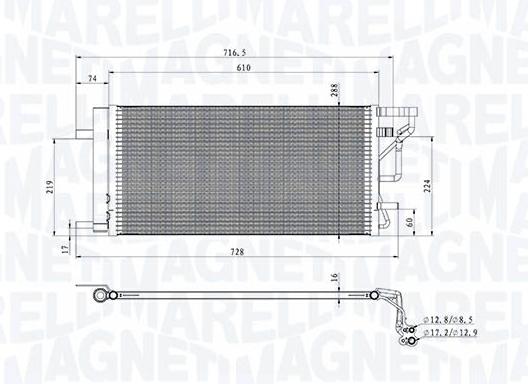 Articolo DNC11 - CONDENSATORE HYUNDAI I30 1.0 T-GDI