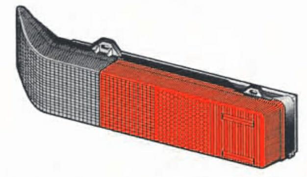 Articolo GBXPM - GR OTTICO P/SX ROSSO FUME FIAT CINQUECENTO 09/92>04/98