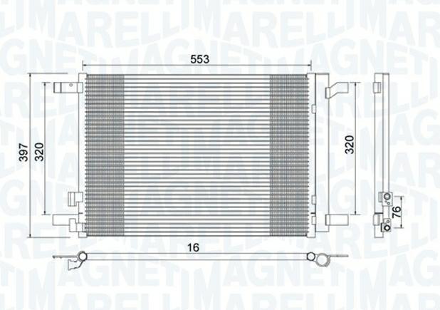 Articolo GM10K - CONDENSATORE AUDI A3 / GOLF VII