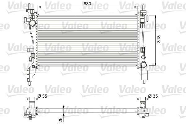 Articolo H1D92 - RAD FIAT FIORNO/CITR NEMO/PEUG BIPPER
