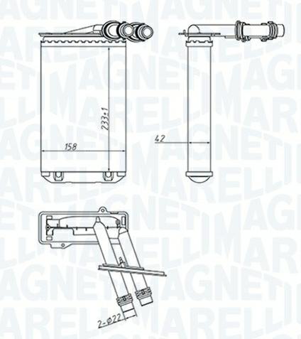 Articolo HXM31 - RISCALDATORE VW GOLF IV-AUDI-SEAT-SKODA-