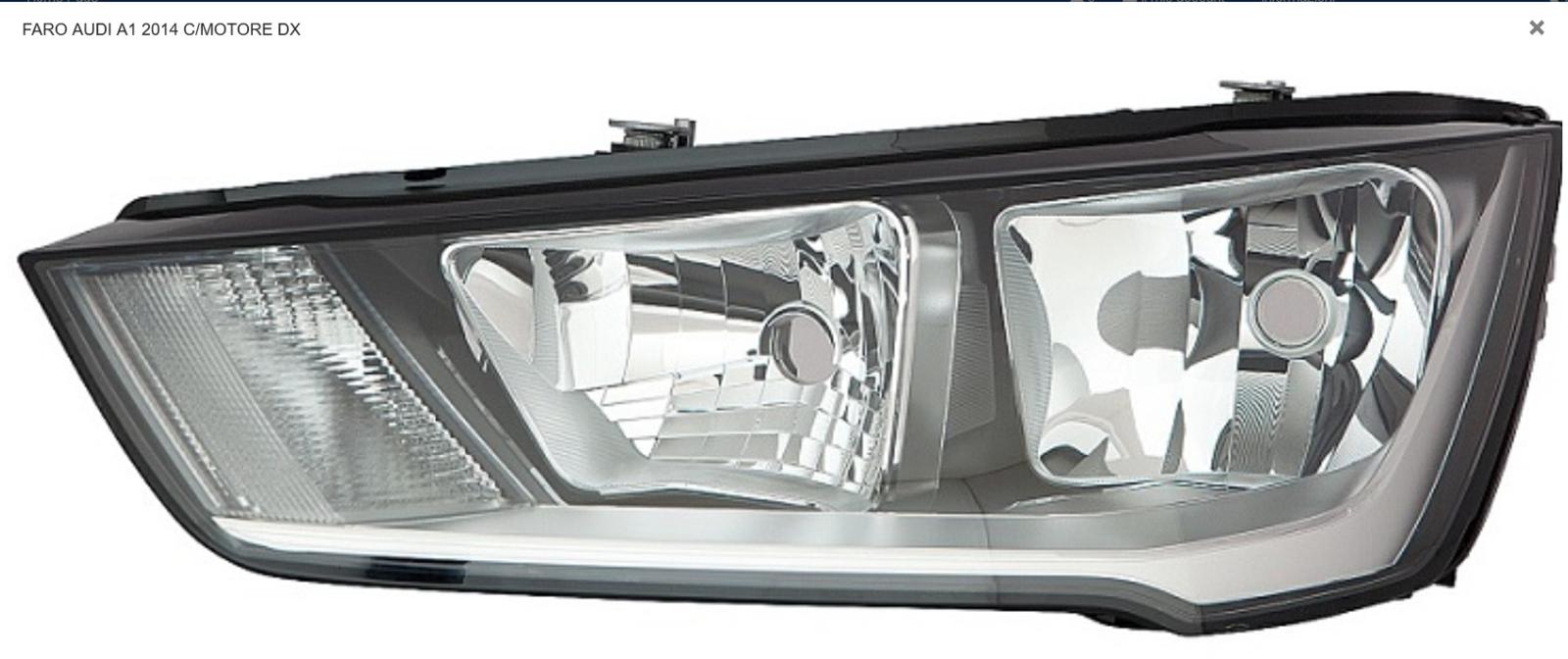 Articolo K3M0W - FARO DX C/MOTORE ELETTR AUDI A1 11/14>  ZKW
