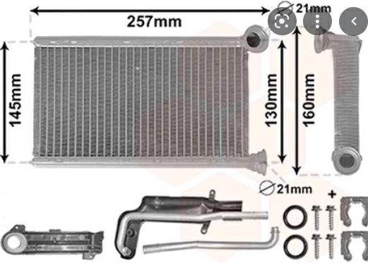 Articolo KMHQR - RISCALDATORI BMW X3 (F25) /SERIE 1