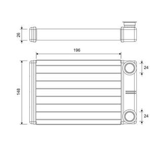 Articolo MKQBN - SCAMBIATORE CALORE OPEL
