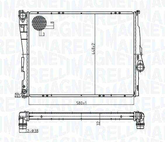 Articolo MQMPN - RADIATORE BMW 3 (E46)