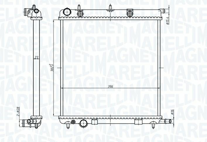 Articolo N79CT - RADIATORE CITROÃN C3 I (FC, FN) 1.4 I