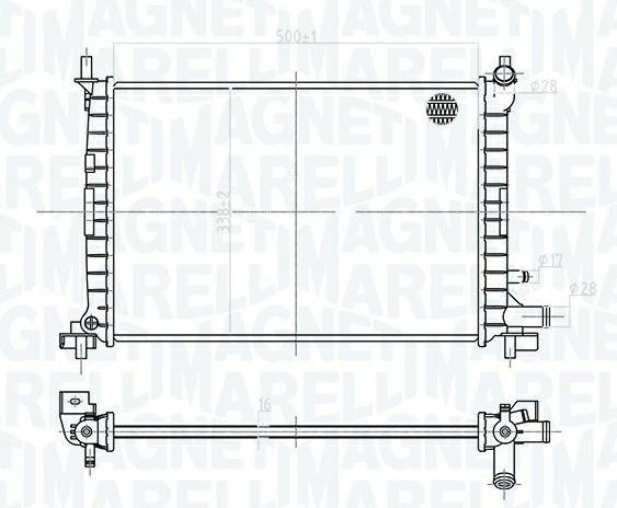 Articolo Q96B9 - RADIATORE FORD FIESTA IV 1.3