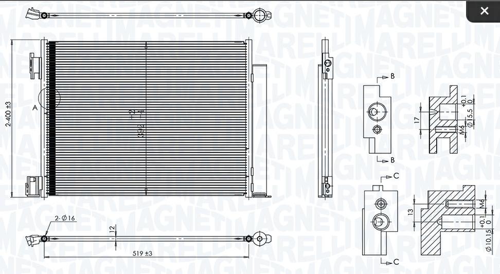 Articolo QGHKC - CONDENSATORE NISSAN MICRA V (K14) / RENAULT