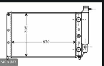 Articolo RR4HQ - RADIATORE FORD FOCUS II(DA, HCP, DP) 1.