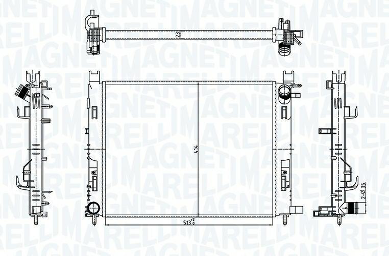 Articolo T283Y - RADIATORE RENAULT CLIO 1.5 DCI