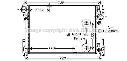 Articolo V3H5Z - RAD.MERCEDES W204 2.5I 07-