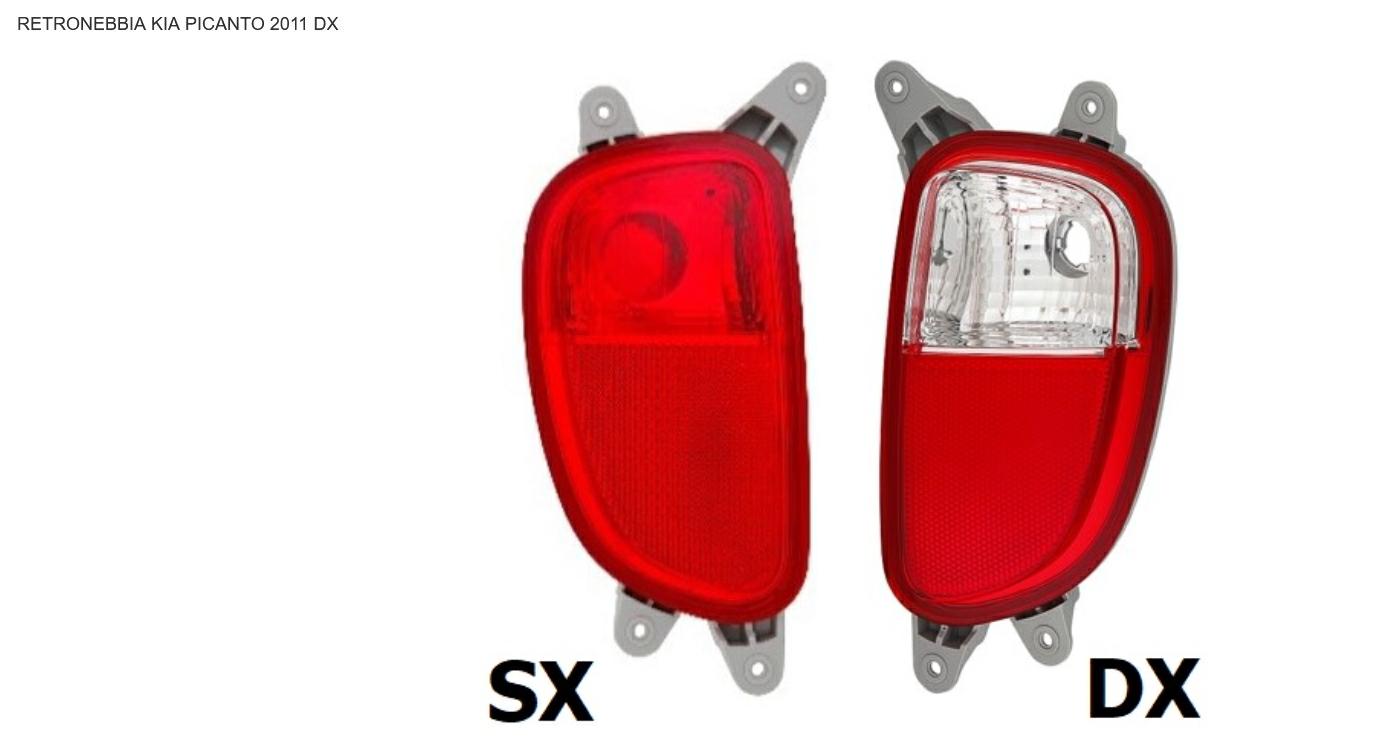 Articolo VW09X - FANALE P/TI P/SX KIA PICANTO 01/11>