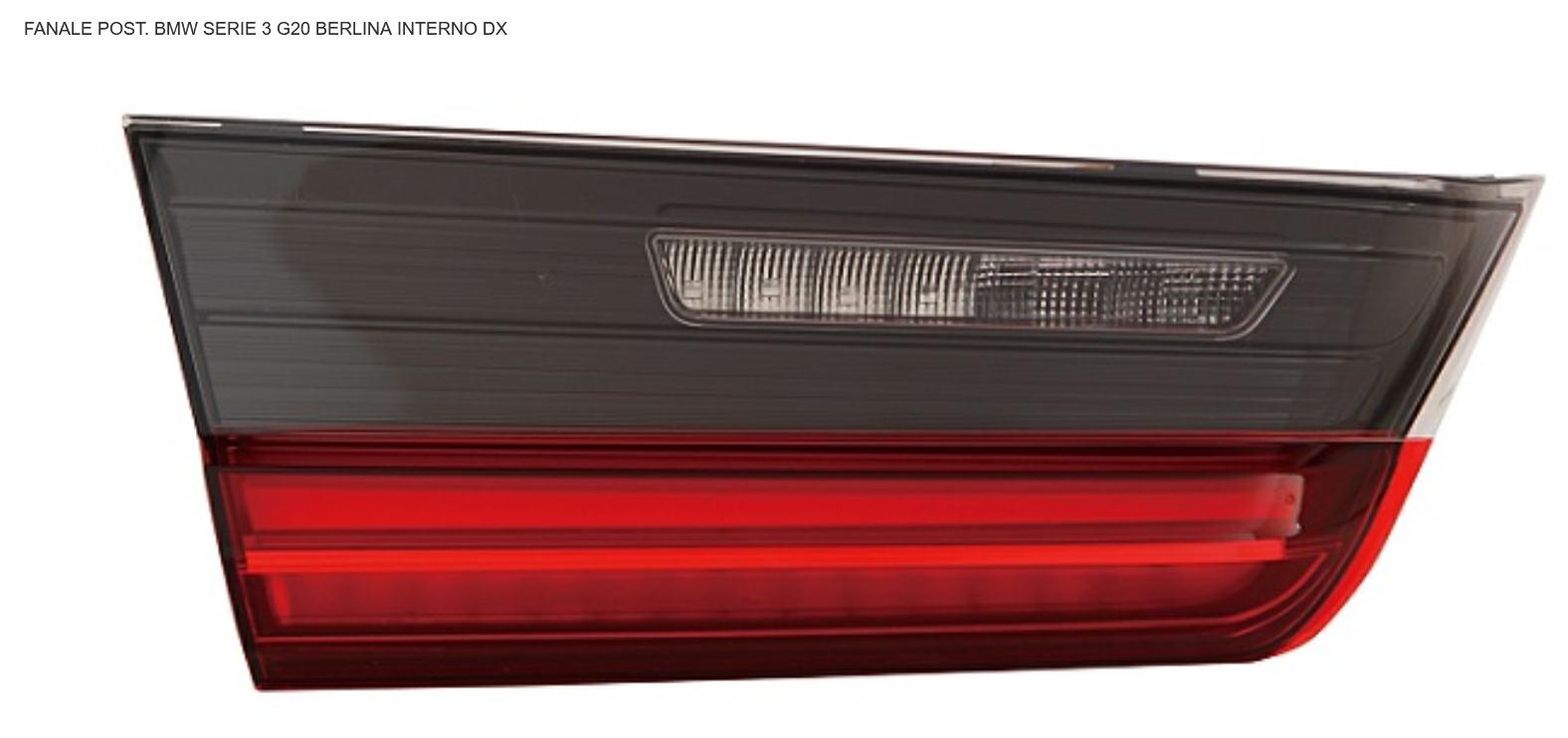 Articolo Y77X7 - FANALE P/DX INT BMW SERIE 3  G20 10/18>