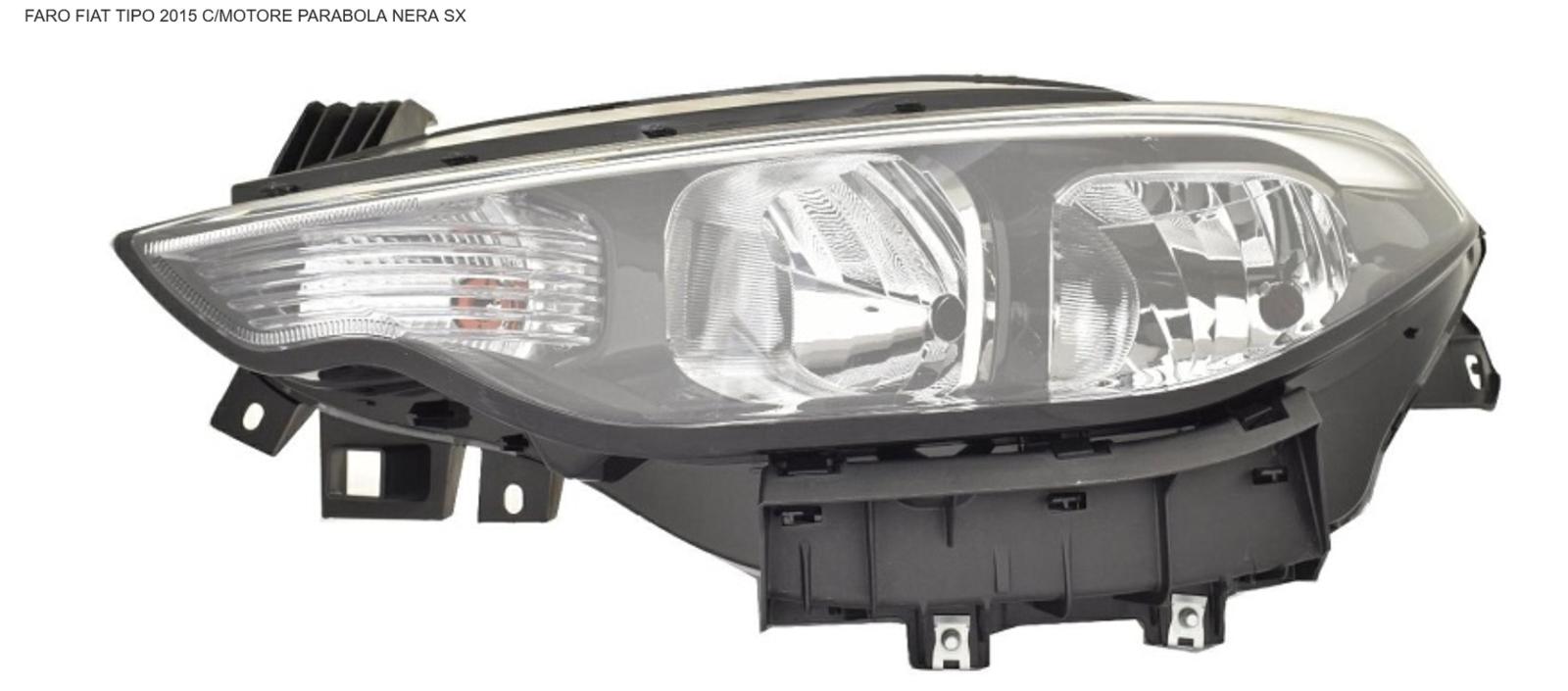 Articolo YSB6D - FARO SX H7-H15-21W CORN NERA FIAT TIPO 12/15>