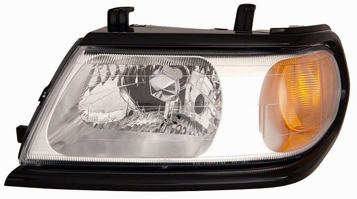 Articolo ZQC74 - FARO DX H4 PRED REG EL MITSUB PAJERO SPORT 09/99> CORNICE NERA